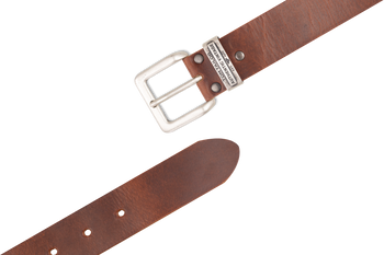 TOM TAILOR MĘSKI PASEK SKÓRZANY KLASYCZNY SKÓRA TG1068L89/690 40mm Gürtel Q.6789 0690 DARKBROWN