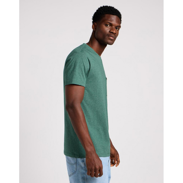 MESKA KOSZULKA LEE ULTIMATE POCKET TEE EVERGREEN 112349075