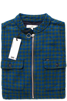 LEE ZIP SHIRT BEYOND BLUE L46EQFKT 112110905
