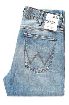 WRANGLER SPODNIE MĘSKIE GREENSBORO GREEN DEVIL W15QTG276 112127086