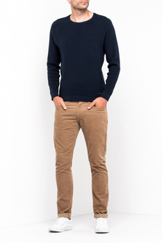 LEE CREW NECK KNIT MĘSKI SWETER KLASYCZNY NIEROZPINANY NIGHT SKY L83DOCSJ 112122332