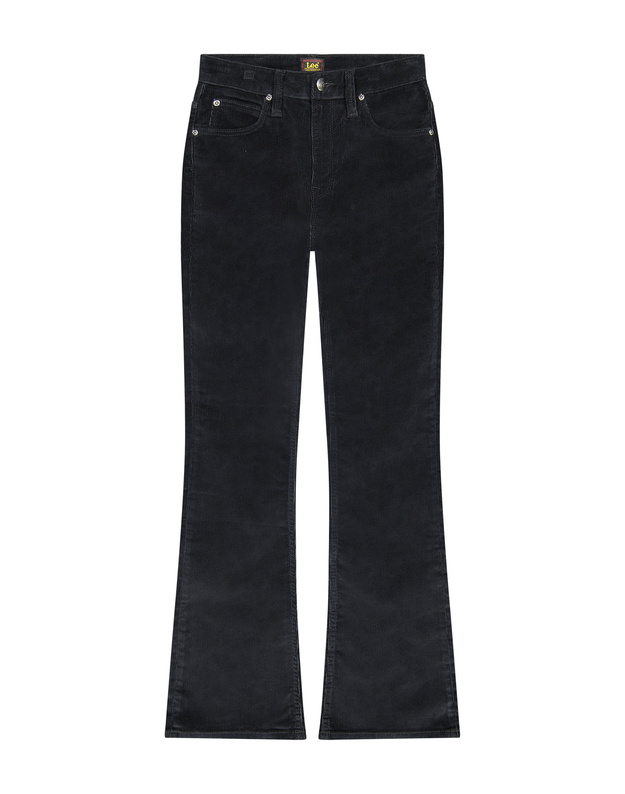 DAMSKIE SPODNIE MATERIAŁOWE LEE BREESE BOOT BLACK 112370934