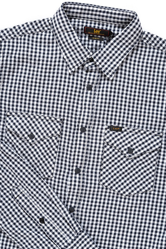 LEE WESTERN SHIRT MĘSKA KOSZULA W KRATĘ BLACK L644NL01 112115593