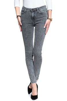 SPODNIE DAMSKIE LEE SCARLETT HIGH JAGGER BLACK L626YELT