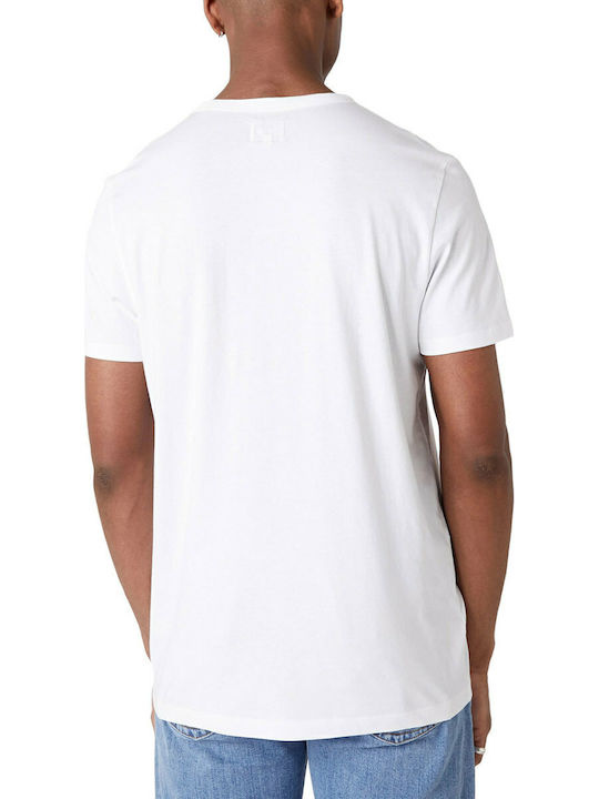WRANGLER SS GOOD TIMES TEE MĘSKI T-SHIRT TRUE WHITE W7F8FKXW2 112131816