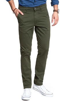 WRANGLER SPODNIE MĘSKIE CHINO IVY GREEN W16LA1XIX 112127302