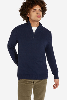WRANGLER HALF ZIP KNIT MĘSKI SWETER NAVY W8A4RK114 112132373