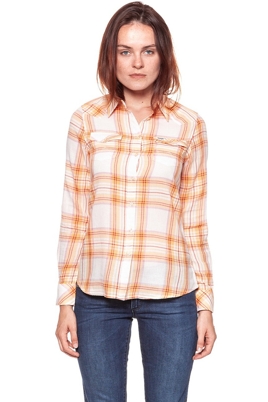 KOSZULA WRANGLER WESTERN APRICOT NECTAR W5240LU65 112129350