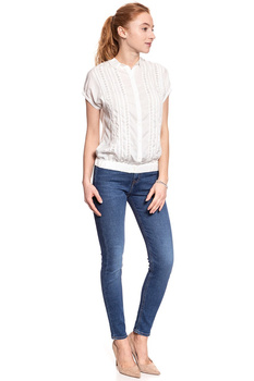 DAMSKA KOSZULA WRANGLER ROMANTIC TOP OFFWHITE W504LME02 112129262