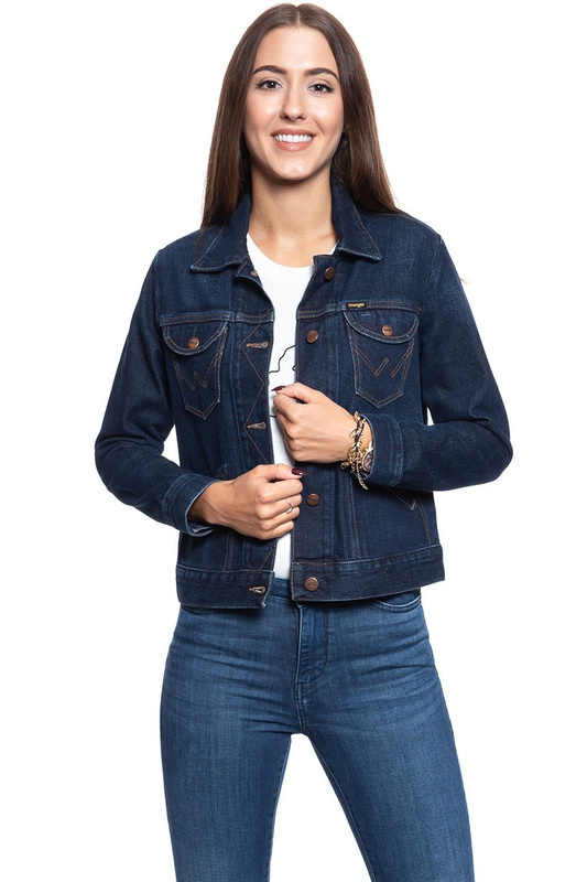 DAMSKA KURTKA JEANSOWA WRANGLER 124WJ GOOD NIGHT W4WJZ4109 112129226