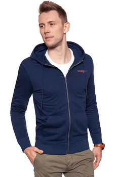 WRANGLER ZIP HOODIE NAVY W6535HY35 112130531