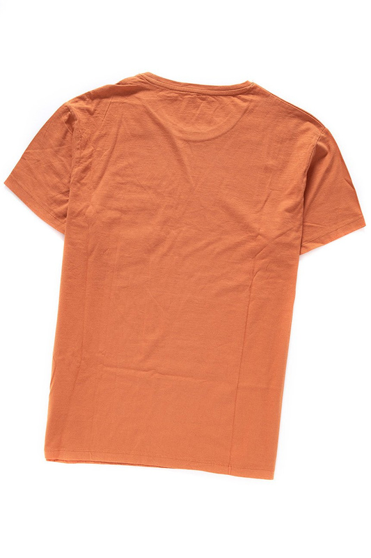 WRANGLER T SHIRT S/S 1PKT W TEE MANGO W7864FKJO