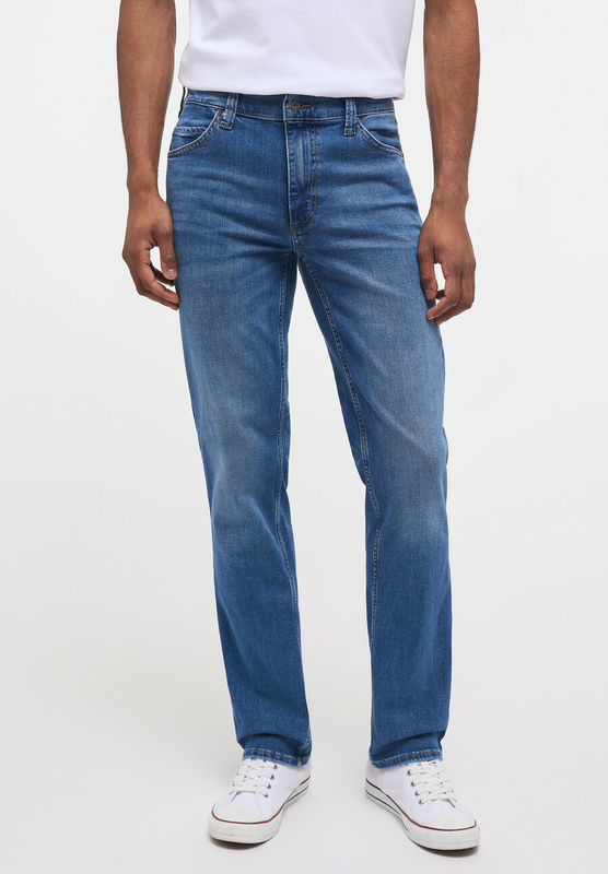 MUSTANG TRAMPER STRAIGHT MĘSKIE SPODNIE JEANSOWE JEANSY DENIM BLUE 1013720 5000 583
