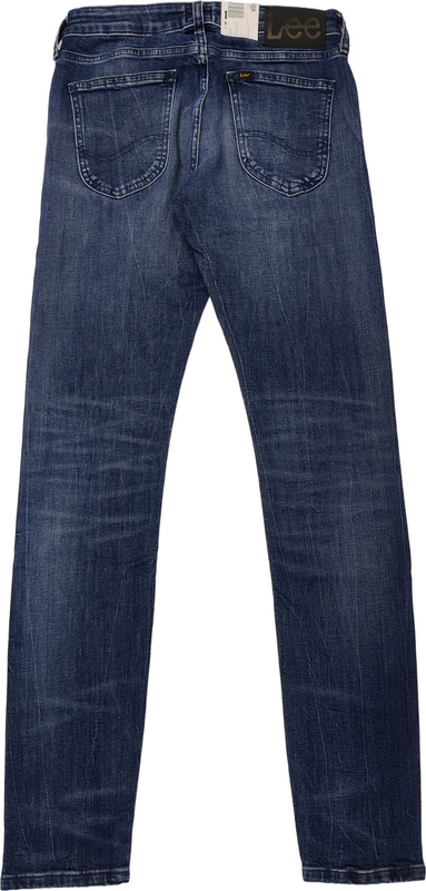 LEE MALONE MĘSKIE SPODNIE JEANSOWE JEANSY DŻINS DARK USED L736ONWY 112327473