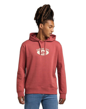 LEE HOODIE MĘSKA BLUZA Z KAPTUREM CINNAMON L80EEJVG 112320152