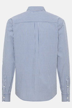 Męska Koszula Mustang Style Chester Gingham Check Middle Blue 1016947 12796