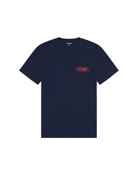 WRANGLER MĘSKA KOSZULKA LOGO TEE NAVY 112351389 W750011976