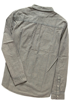 WRANGLER LS 2PKT FLAP SHIRT MONUMENT GREY W59825MU4 112129885