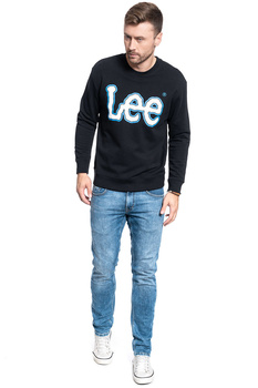 BLUZA LEE LOGO SWS BLACK L82VWO01 112122219