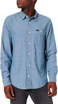 LEE LEESURE SHIRT MĘSKIE KOSZULE JEANSOWE INDIGO L66NMWDK 112140570