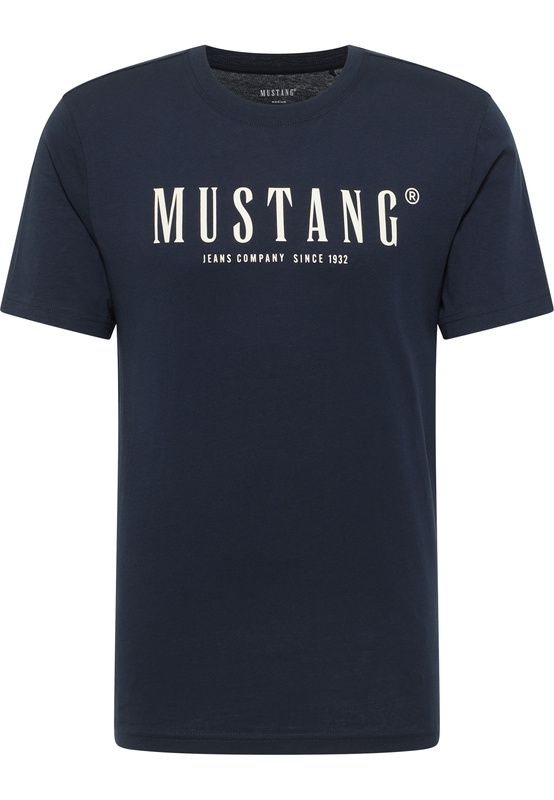 Męski T-Shirt Mustang Style Austin Dark Sapphire 1017125 4136