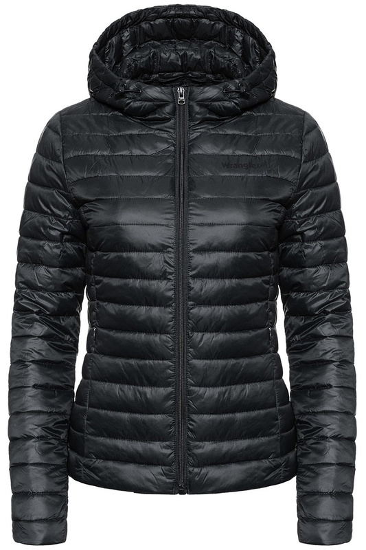 DAMSKA KURTKA PRZEJŚCIOWA WRANGLER NYLON JACKET BLACK W4082YN01 112128710