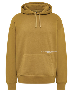 LEE LOGO LOOSE HOODIE MĘSKA BLUZA Z KAPTUREM NIEROZPINANA NADRUK AMMONITE L84HTJ85 112322634
