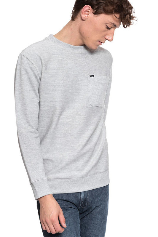 BLUZA LEE NEW POCKET SWS GREY MELE L82MWOMP 112122114