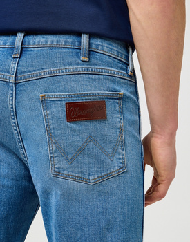 MESKIE SPODNIE WRANGLER LARSTON COASTAL BLUE 112371569