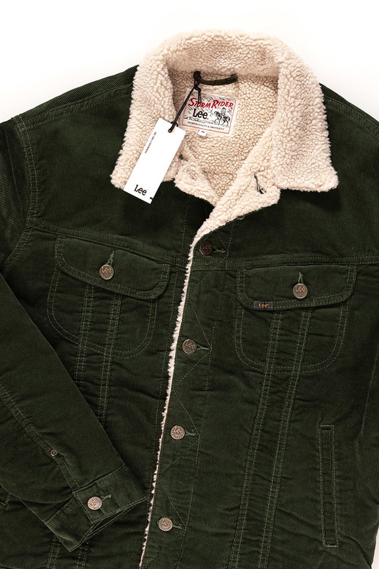 KURTKA ZIMOWA LEE SHERPA JACKET FOREST NIGHT L87AFA96 112122839