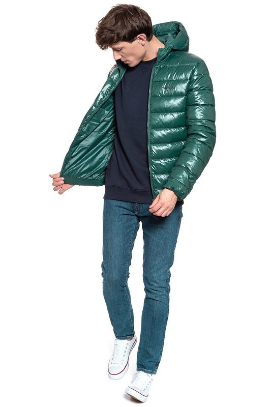 KURTKA ZIMOWA WRANGLER PUFFER JACKET PINE W4A0XTG01 112129061