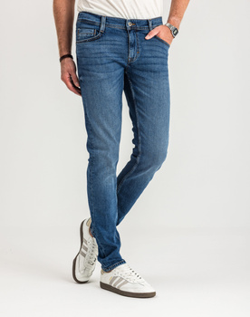 MUSTANG OREGON SLIM MĘSKIE SPODNIE JEANSOWE JEANSY DŻINSY DENIM BLUE 1015041 5000 702
