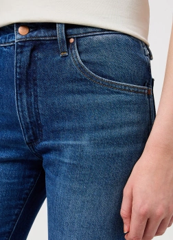 DAMSKIE SPODNIE WRANGLER SUNSET DARK WASH 112350730