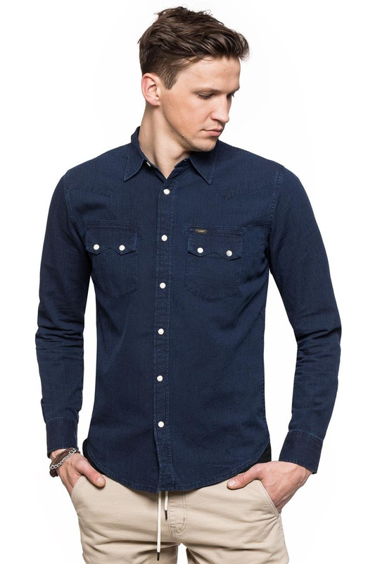 LEE LEE RIDER SHIRT BLUE DUB L851HXLF