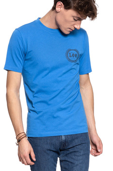 LEE T SHIRT EMBLEM TEE CITY BLUE L61XFE32 112114085