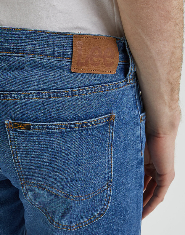 LEE LUKE MĘSKIE SPODNIE JEANSOWE JEANS DŻINSY BLUE SHADOW MID L719IAA27 112338457