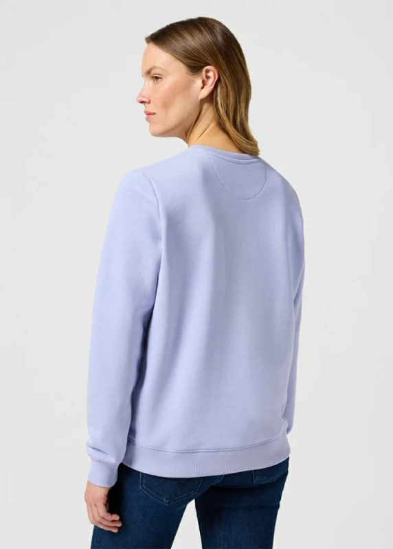 DAMSKA BLUZA WRANGLER REGULAR SWEAT SWEET LAVENDER 112355290
