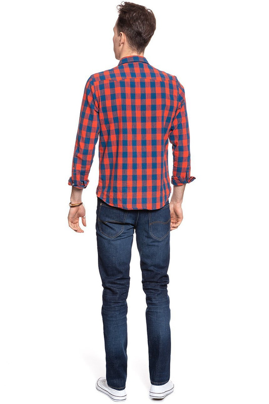 LEE DAREN ZIP FLY MĘSKIE SPODNIE JEANSOWE DEEP KANSAS L707PLMH 112118325