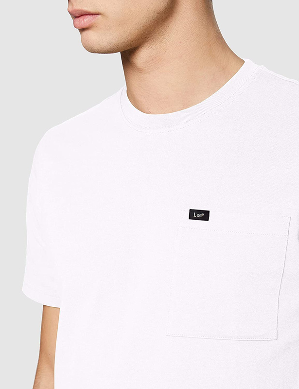 LEE POCKET TEE WHITE L63JFQ12 112115061
