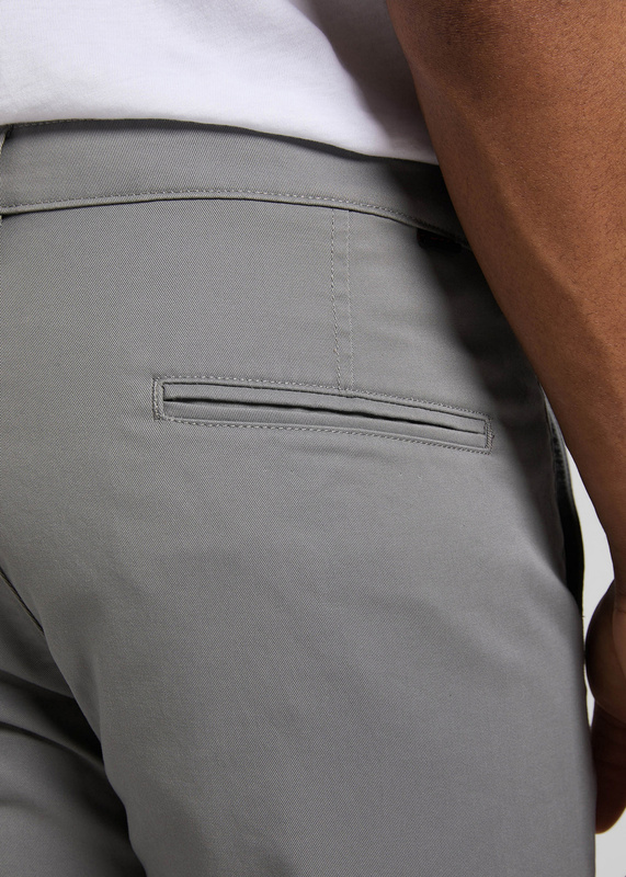 LEE SLIM CHINO MĘSKIE SPODNIE MATERIAŁOWE STEEL GREY L71LTY65 112145534