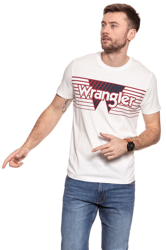 WRANGLER T SHIRT SS GRAPHIC TEE OFFWHITE W7C56FQ02 112131730