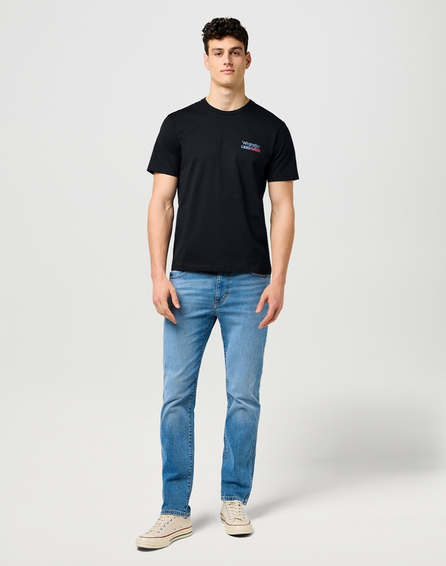 MESKA KOSZULKA WRANGLER SMALL AMERICANA TEE BLACK 112371411