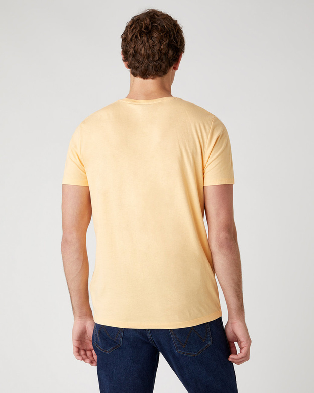 MĘSKI T-SHIRT WRANGLER SS LOGO TEE LOVELY MANGO W742FKA11 112131083