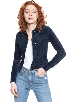 DAMSKA KURTKA JEANSOWA LEE SLIM RIDER MIDNIGHT VELVET L541MI67 112112680