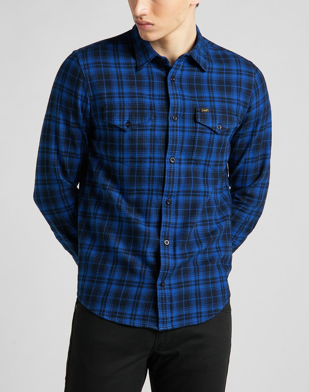 LEE REGULAR SHIRT MĘSKA KOSZULA MATERIAŁOWA SKY CAPTAIN L69HCAHY 112140624