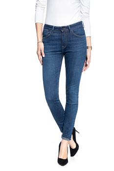 Lee Scarlett High DAMSKIE SPODNIE JEANSOWE Dark Vintage L626LYPH 112114270