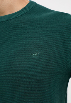 MUSTANG EMIL C CREW MĘSKI SWETER ELEGANCKA JUNE BUG 1014435 6485