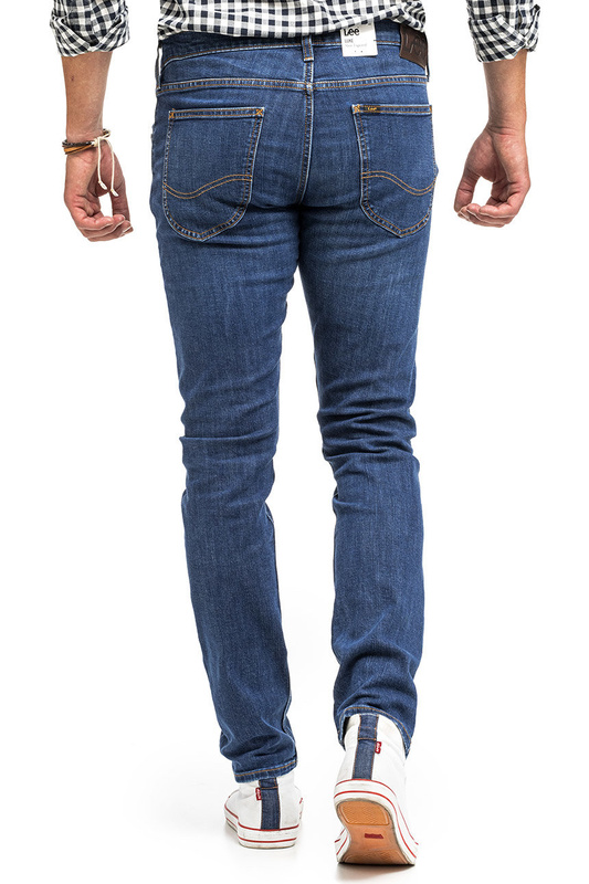 LEE LUKE MĘSKIE SPODNIE JEANSOWE JEANSY DARK WESTWATER L719SJAP 112331018