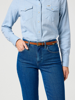 WRANGLER DAMSKI PASEK WRANGLER THIN WESTERN BELT COGNAC 112365349