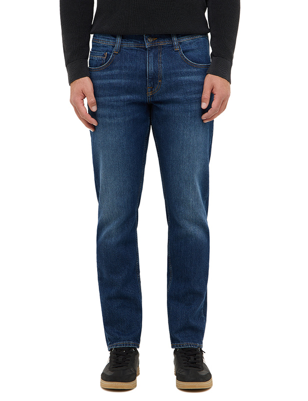 Męskie Spodnie jeansowe Mustang Style Denver Straight Denim Blue 1016817 5000 883